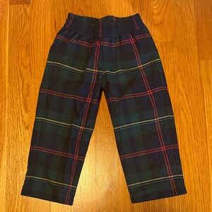 The Beaufort Bonnet Company Plaid Kids Formal Bottoms - Navy and Red